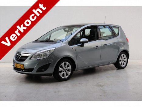 Opel Meriva - 1.4 Turbo Cosmo Panormadak, Navigatie, Trekhaak, CruiseControl, LM 16