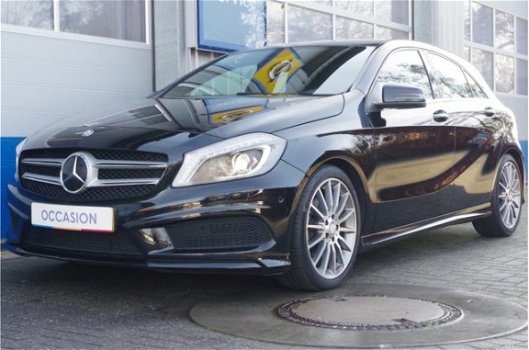 Mercedes-Benz A-klasse - A180 123PK AMBITION AMG | NAVI | XENON | LEDER | LED | PDC | 18