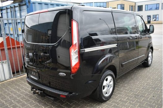 Ford Transit Custom - 2.2 TDCI 155pk Luxe DC L1H1 Airco / Leder / 2x Schuifdeur / Camera / Trekhaak - 1