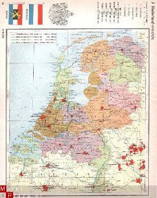 oud landkaartje Nederland