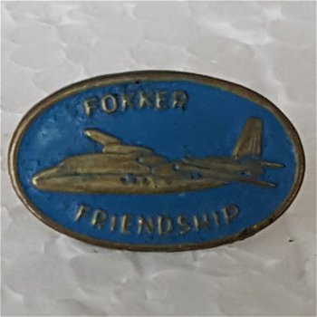 SP0114 Speldje Fokker Friendship [blauw] - 1