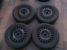 4 Stalen velgen Opel Corsa C Astra F 185/55 R15 4x100