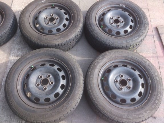 4 Stalen Velgen Vw Sharan Seat Alhambra 5x112 195/65 R15 - nr. 1