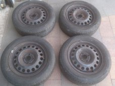 4 Stalen velgen Opel Astra G Vectra 195/60 R15 4x100