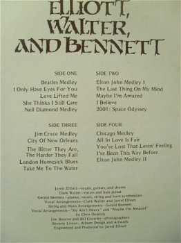 ZELDZAAM GESIGNEERD - Elliott, Walter & Bennett - dubbel LP - 3