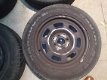 4 Stalen Velgen Vw Golf 3 Polo Ibiza 185/60 R14 4x100 - 2 - Thumbnail