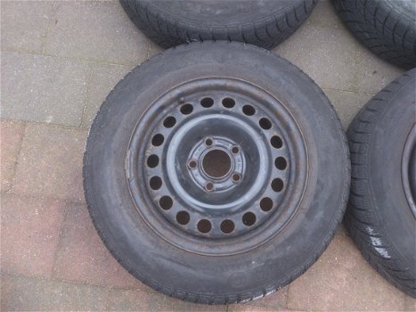 4 Stalen Velgen Opel Vectra Astra Calibra 195/65 R15 5x110 - 2