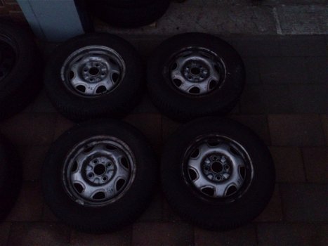 4 Banden + velgen Honda Civic Concerto 175/70 R13 4x100 - 1