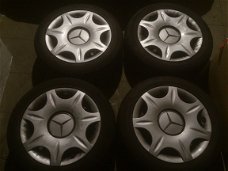 4 Stalen Velgen Mercedes C W202 W203 5x112 205/55 R16