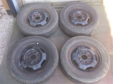 4 Stalen Velgen Mitsubishi Carisma Colt 195/65 R14 4x114,3‏ - 1