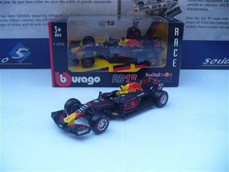 Bburago 1/43 Red Bull RB13 RB 13 Max Verstappen F1 2017 - 1