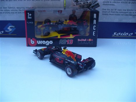 Bburago 1/43 Red Bull RB13 RB 13 Max Verstappen F1 2017 - 3