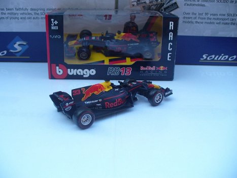 Bburago 1/43 Red Bull RB13 RB 13 Max Verstappen F1 2017 - 4