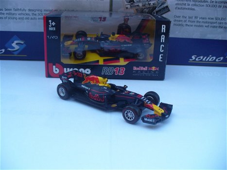 Bburago 1/43 Red Bull RB13 RB 13 Max Verstappen F1 2017 - 5