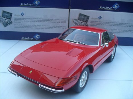 GTSpirit 1/12 Ferrari 365 GTB4 Rood - 1