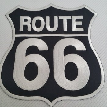 Badge groot Route 66 , Shut Up & Ride , Sword - 1