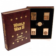 Zippo world war II 4 pcs. gold Boekwerk