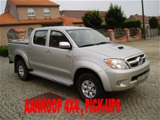 Aankoop Toyota Hilux en andere 4x4