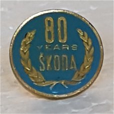 SP0226 Speldje 80 years Skoda [blauw]