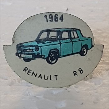 SP0283 Speldje 1964 Renault R8 [blauw] - 1