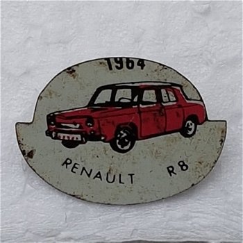 SP0291 Speldje 1964 Renault R8 [rood] - 1