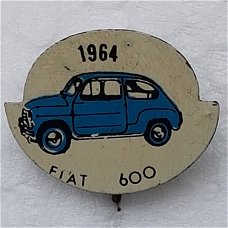 SP0292 Speldje 1964 Fiat 600 [blauw]