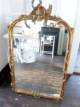 Groot wand decoratie met spiegel - 6