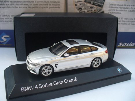Kyosho 1/43 BMW 4 Serie Gran Coupe Zilver - 2