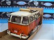 Tinplate collectables 1/18 VW Volkswagen T1 Microbus Oranje - 4 - Thumbnail