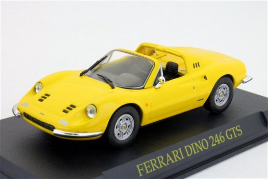 Atlas 1/43 Ferrari 246 Dino Cabrio Geel - 1