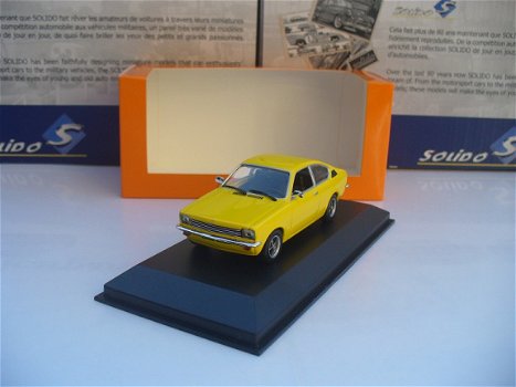 Maxichamps 1/43 Opel Kadett C Coupe Geel - 1