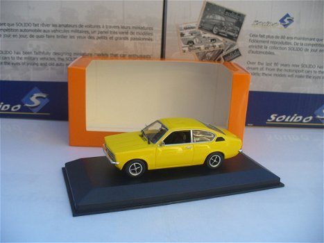 Maxichamps 1/43 Opel Kadett C Coupe Geel - 2
