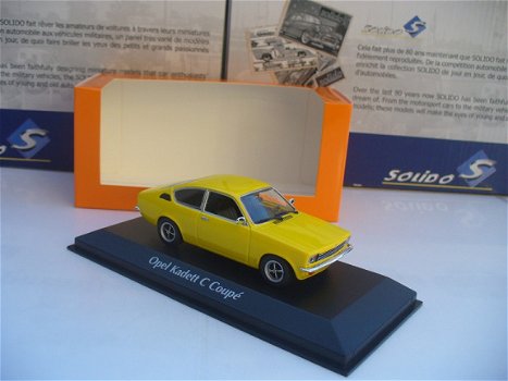 Maxichamps 1/43 Opel Kadett C Coupe Geel - 5