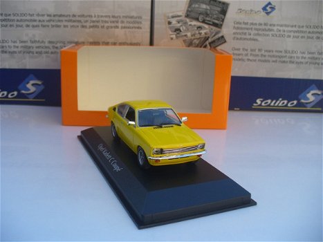 Maxichamps 1/43 Opel Kadett C Coupe Geel - 6