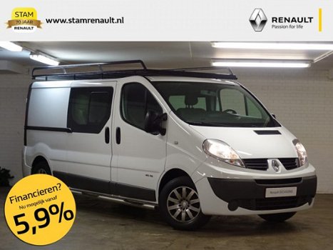 Renault Trafic - 2.0 dCi 115pk T29 L2H1 DC Eco Black Edition Navig., Airco, Cruise, Trekhaak, R.schu - 1