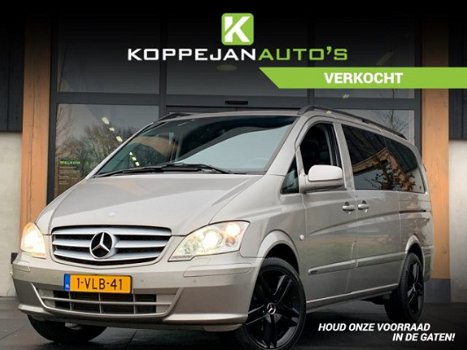 Mercedes-Benz Vito - 122CDI 3.0V6 224PK AUT. LANG DC 119480KM NAP 2X SCHUIFDEUR CLIMA LEDER BPM VRIJ - 1