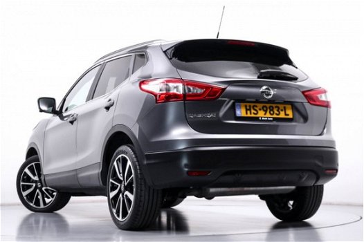 Nissan Qashqai - 1.2 Tekna Automaat 1e Eigenaar Dealer Onderhouden Automaat Parkeerhulp Rondomzicht - 1