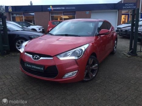 Hyundai Veloster - - 1.6 GDI i-Catcher automaat, leder, schuifdak, 24 mnd garantie mogelijk - 1