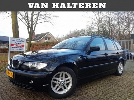 BMW 3-serie Touring - 316i Black & Silver AIRCO SPORTVELGEN E46 FACELIFT UITVOERING YOUNGTIMER - 1