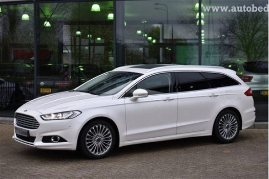 Ford Mondeo Wagon - 2.0 TDCi Titanium, LED, Leder, Panoramadak, Camera, Navigatie - 1