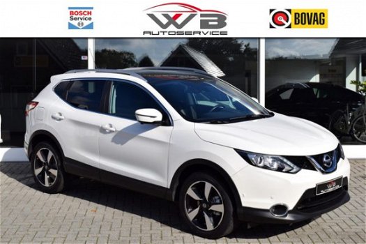 Nissan Qashqai - 1.2 Tekna Nav PDC 360 camera Panorama Parelmoer - 1