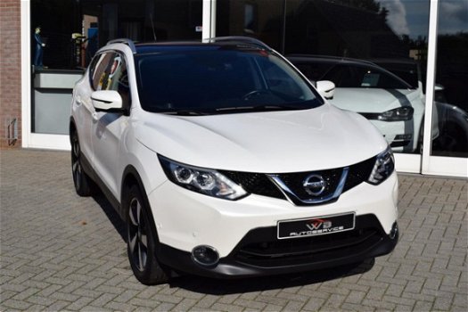 Nissan Qashqai - 1.2 Tekna Nav PDC 360 camera Panorama Parelmoer - 1