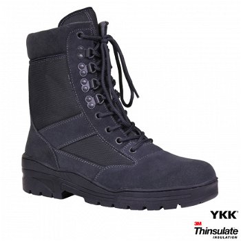 Sniper boots with YKK zipper wolf grey - 1