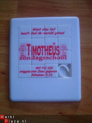 schuifpuzzel zondagschool Timotheüs - nr. 1