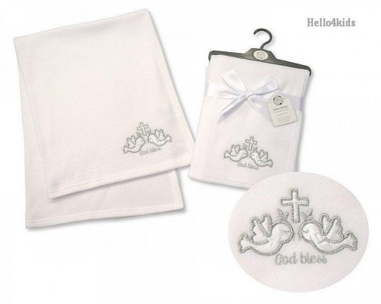 witte doopkleding doopkleed doopdeken doopjurk God Bless - nr. 1