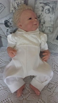 witte doopkleding doopkleed doopdeken doopjurk God Bless - Afbeelding 4