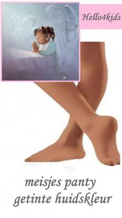 getinte huidskleurige kinderpanty meisjes panty meisjes panty. - nr. 1