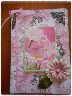 notitieboekje "bloemen"