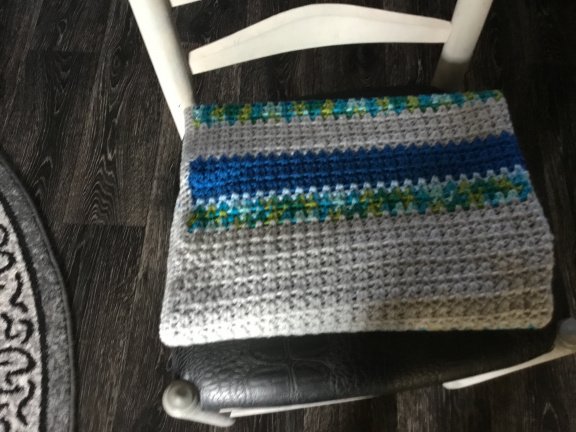 Warme hand gehaakte babydeken - Afbeelding 3
