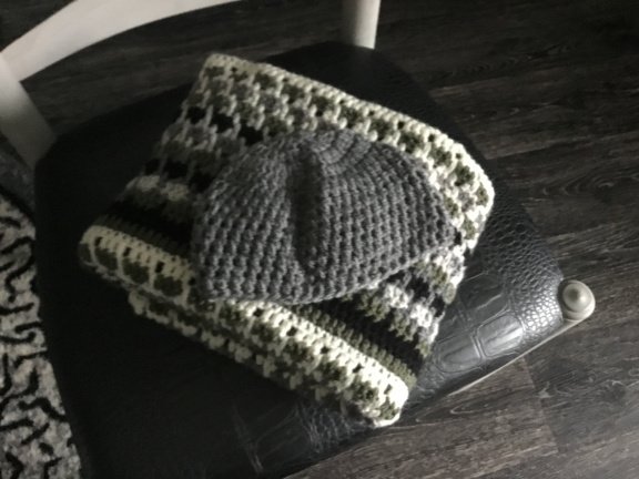 Warme hand gehaakte babydeken - Afbeelding 8